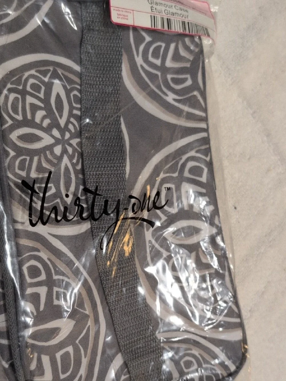 thirty-one Glamour Case in Gray Woodblock Whimsy